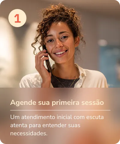 Agende sua primeira sessão